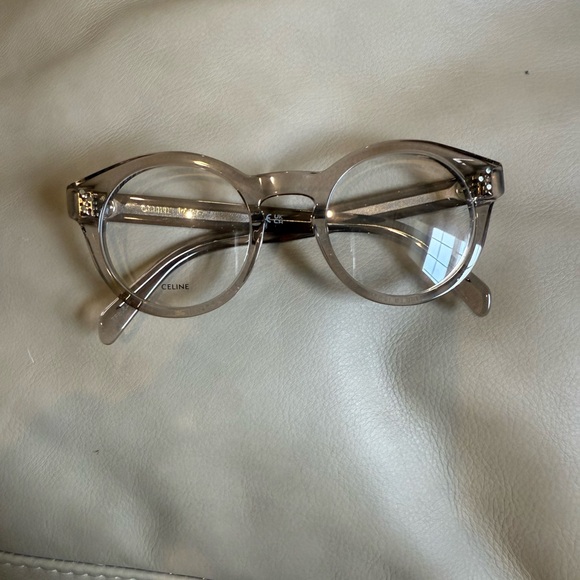 Celine Round Glasses in Light Brown - Picture 1 of 3